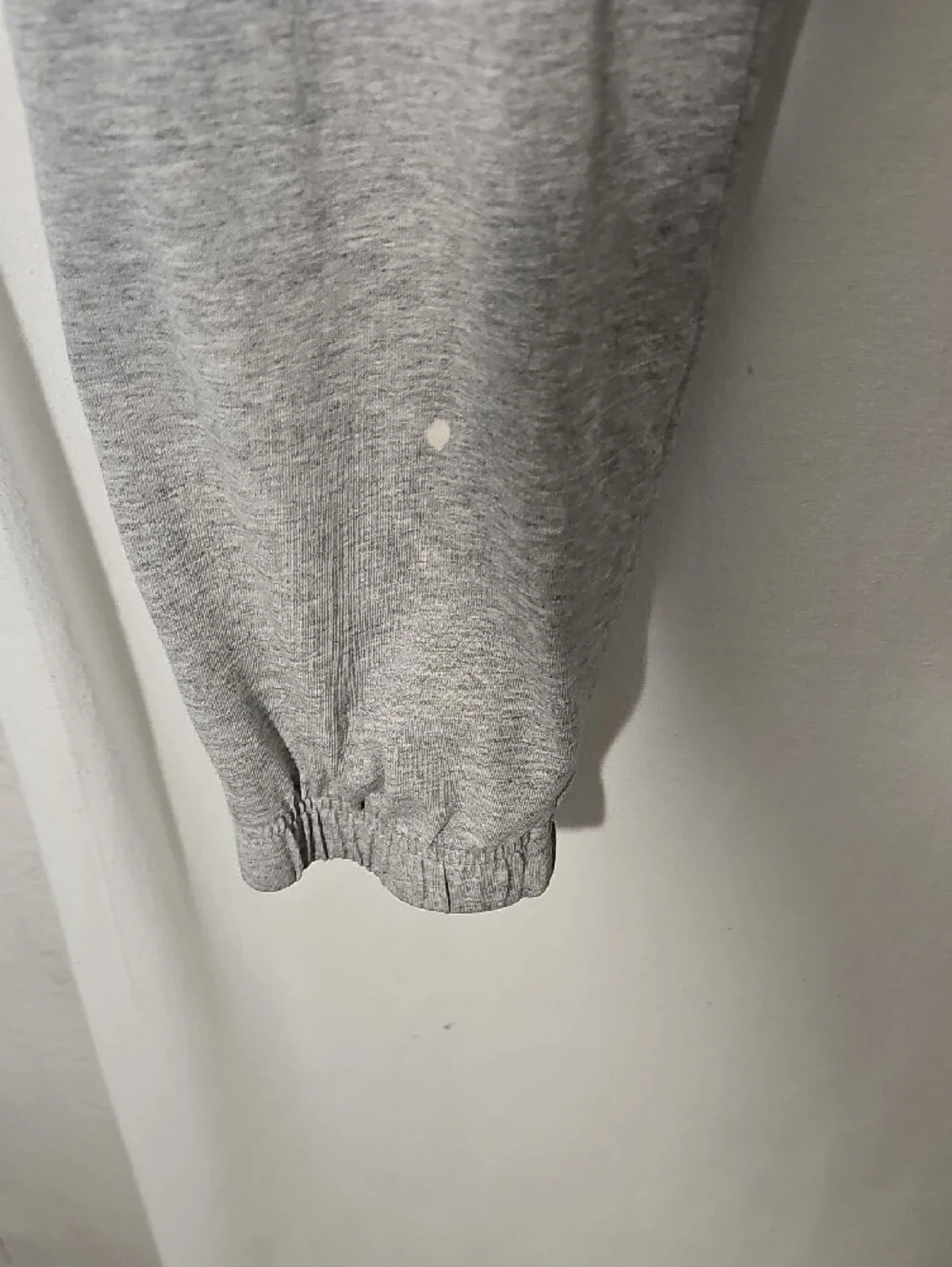adidas Gray Men Logo Joggers with Navy Accent